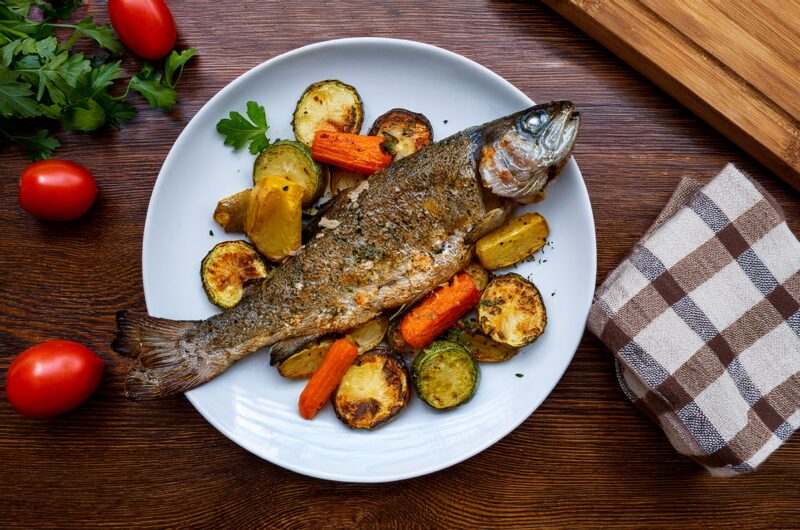 Pstrąg pieczony w Air Fryerze