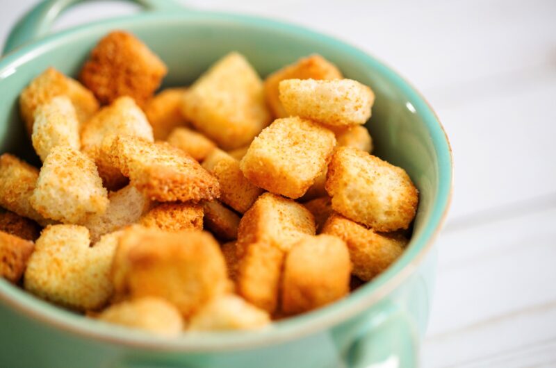 Przepis na grzanki do zupy z Air Fryer