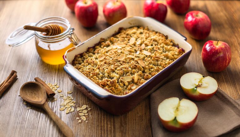Przepis na&nbsp;jabłka pod&nbsp;kruszonką z&nbsp;Air Fryer