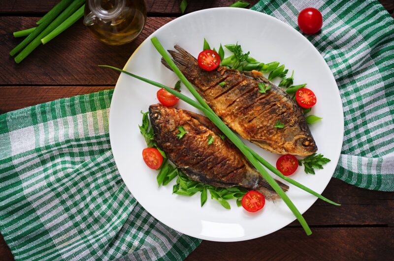 Karp piecozny w całości w Air Fryerze