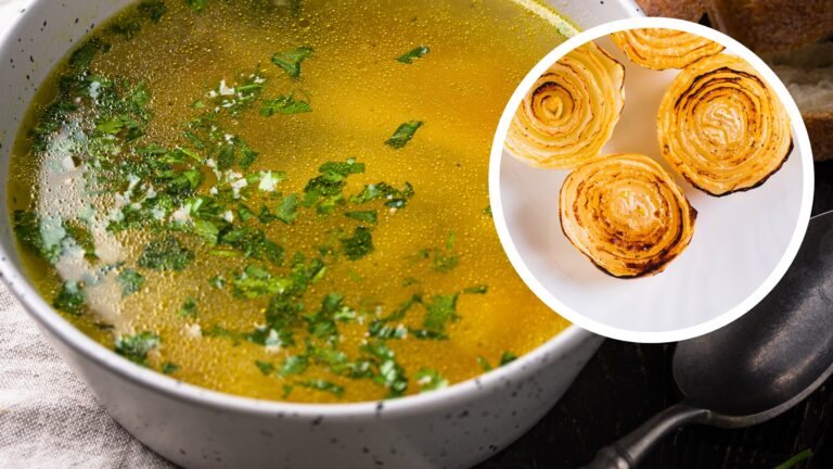 Cebula opalana do&nbsp;rosołu w&nbsp;Air Fryerze