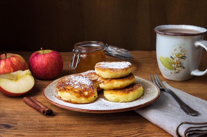 Przepis na racuchy z twarogu w Air Fryer