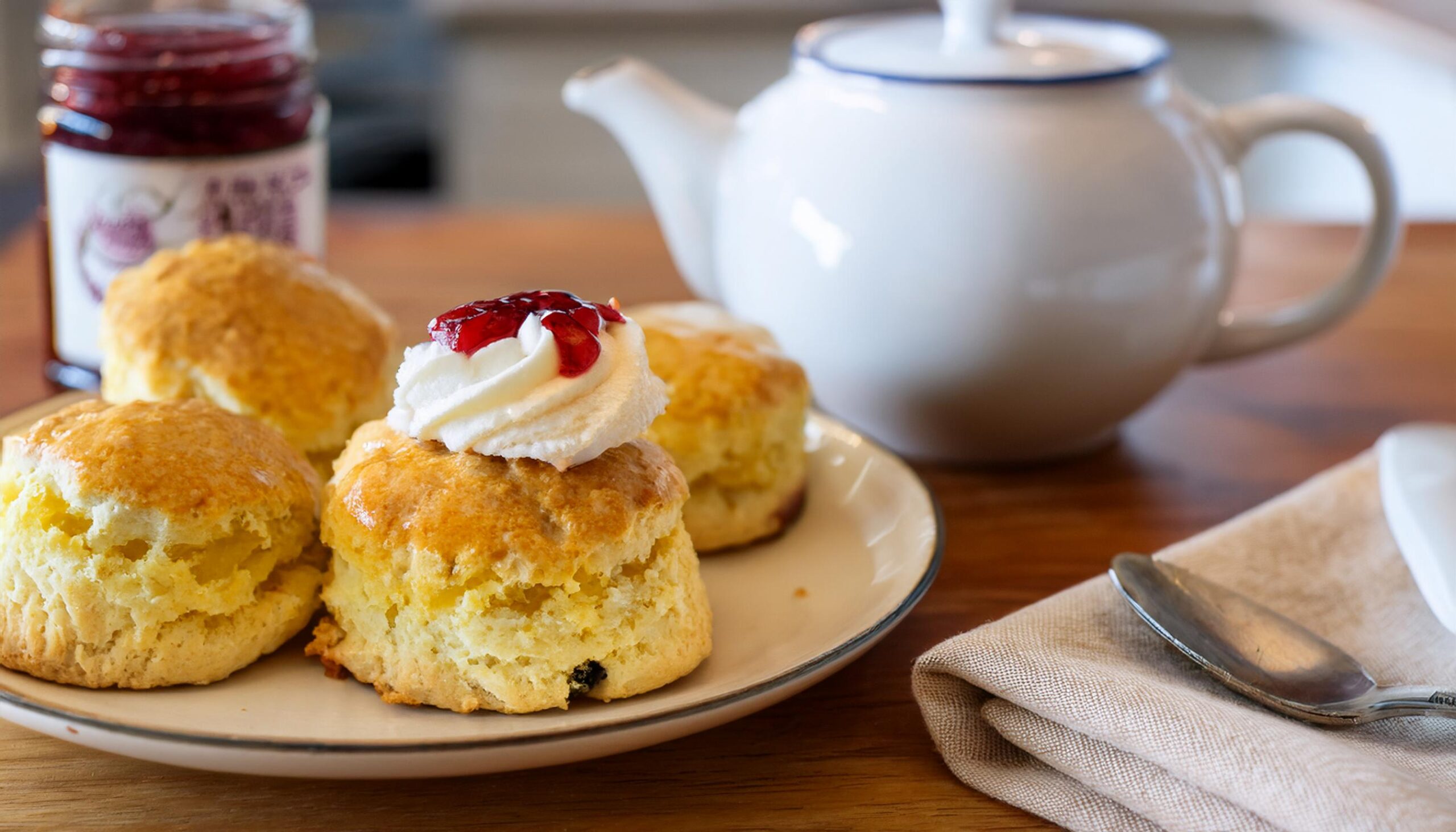 Przepis na cytrynowe ciasteczka (scone) z Air Fryer 1 Śniadania
