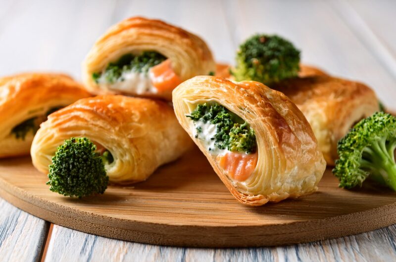 Przepis na ślimaczki z brokułem i łososiem w Air Fryerze