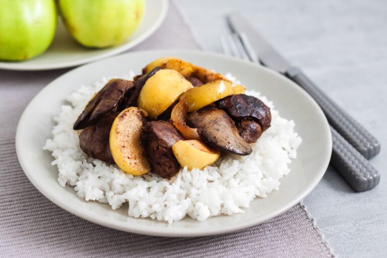 Wątróbka z&nbsp;jabłkiem z&nbsp;Air Fryer