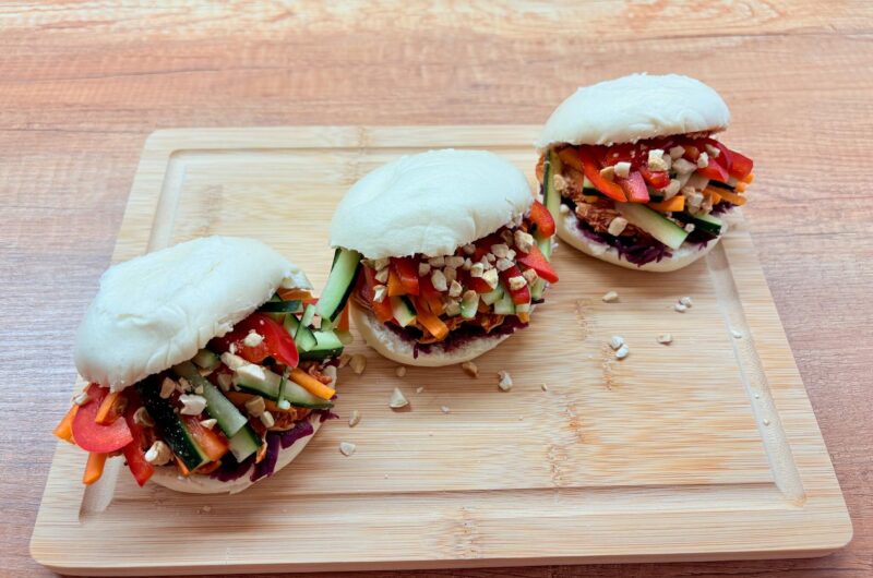 Bao z szarpanym kurczakiem z Air Fryer