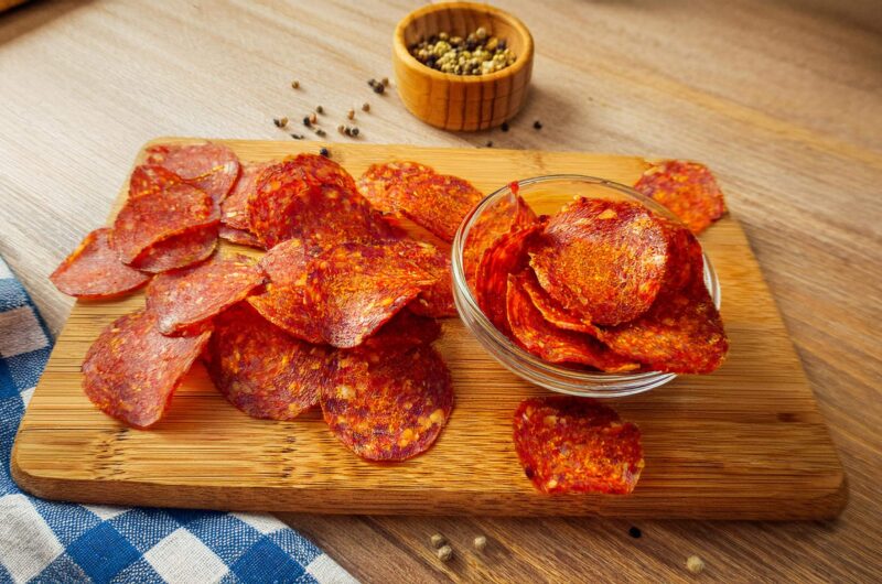 Chipsy z salami w Air Fryer