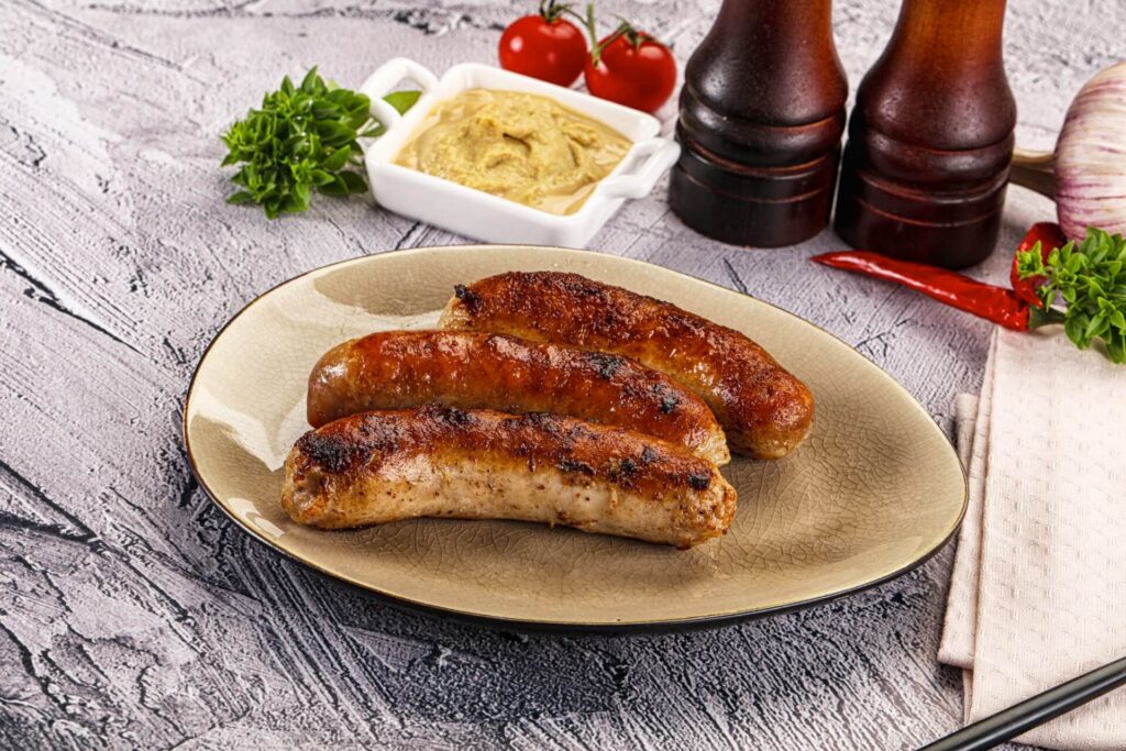 Kiełbasa pieczona w piwie z Air Fryer 8 Śniadania