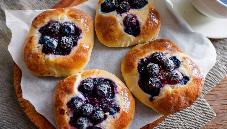 Bułeczki twarogowe z&nbsp;borówkami z&nbsp;Air Fryer