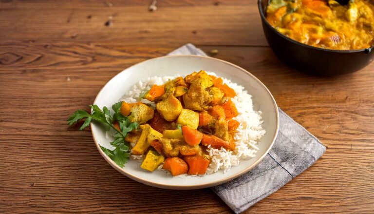 Curry z&nbsp;kurczakiem i&nbsp;warzywami z&nbsp;Air Fryer