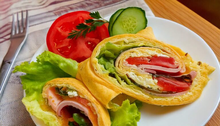 Omletowy wrap z&nbsp;Air Fryer