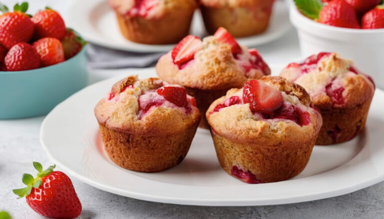 Babeczki z&nbsp;truskawkami w&nbsp;Air Fryer