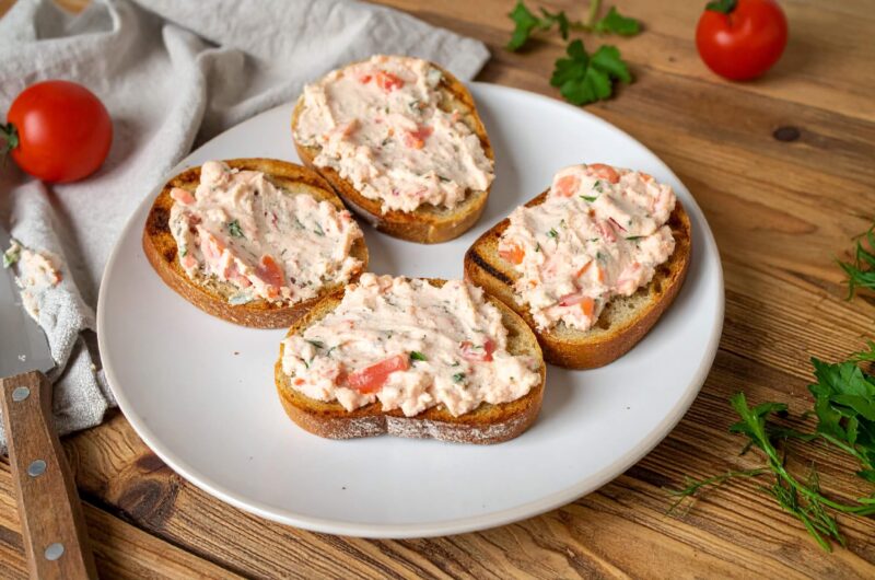 Pasta z łososia z fetą i pomidorkami z Air Fryer