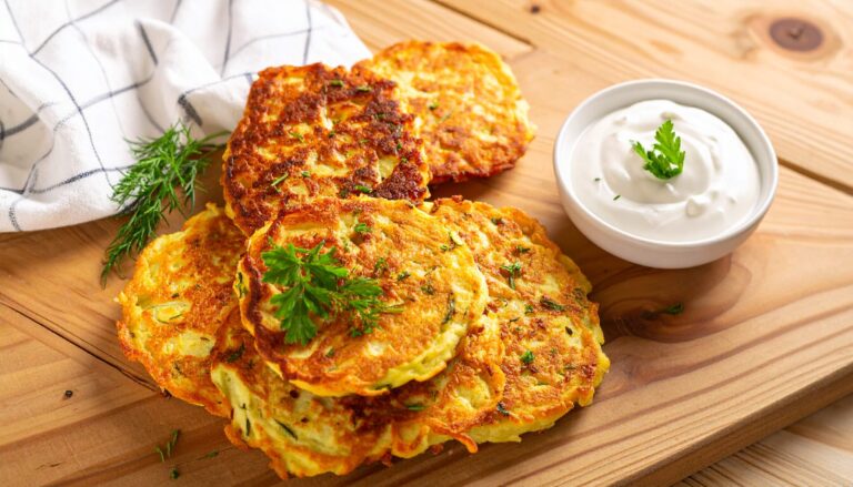 Serowe placuszki z&nbsp;cukinią w&nbsp;Air Fryer