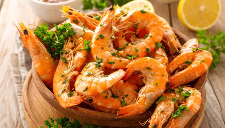 Krewetki w&nbsp;pancerzach z&nbsp;Air Fryer