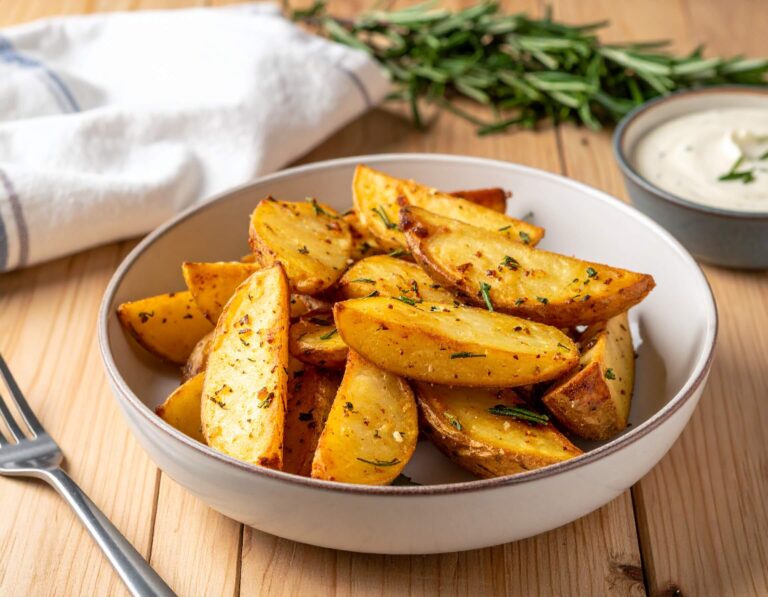 Pieczone łódeczki z&nbsp;ziemniaków z&nbsp;Air Fryer – chrupiące na&nbsp;zewnątrz, miękkie w&nbsp;środku