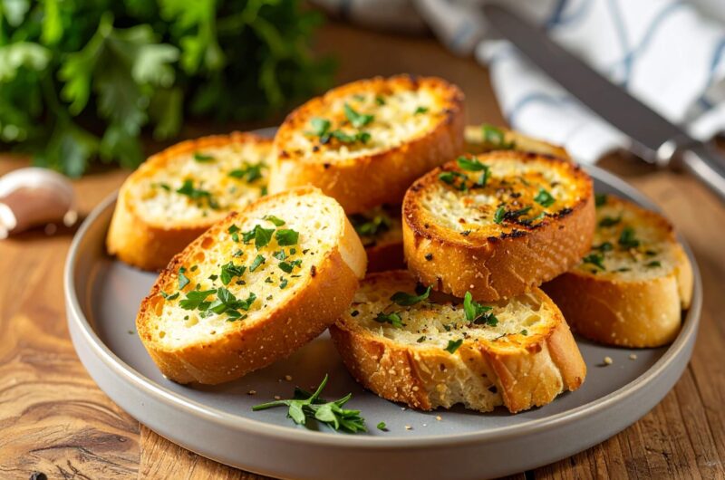 Grzanki z czerstwej bułki w Air Fryer