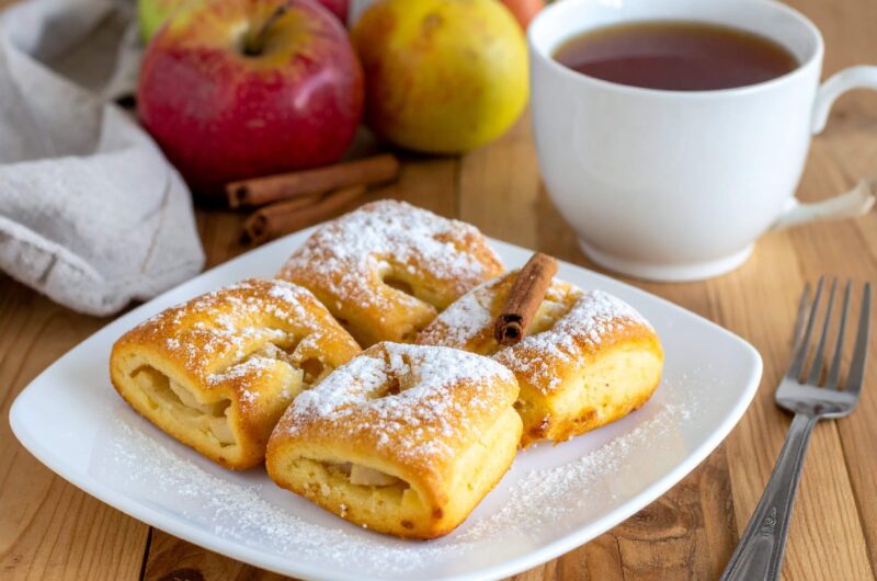 Placuszki z jabłkami z Air Fryer