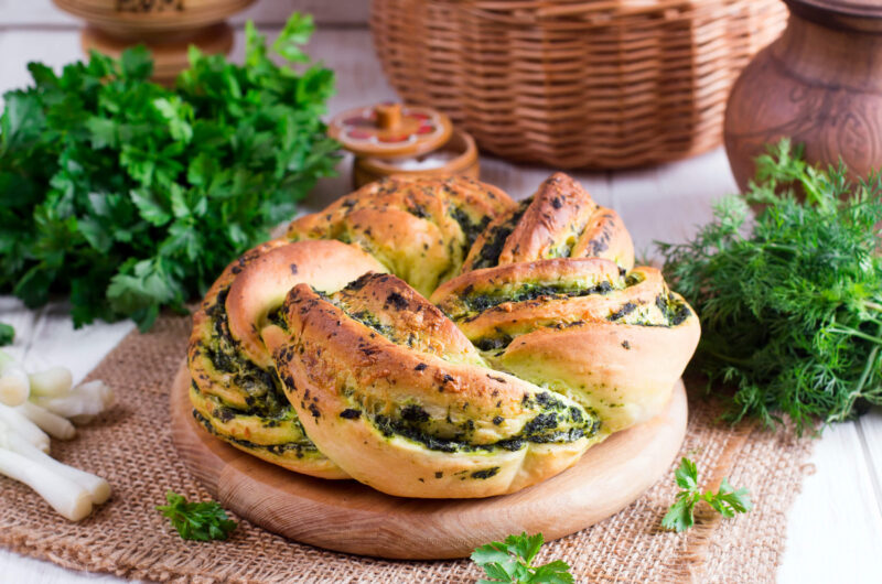 Rwany chlebek czosnkowy z Air Fryer