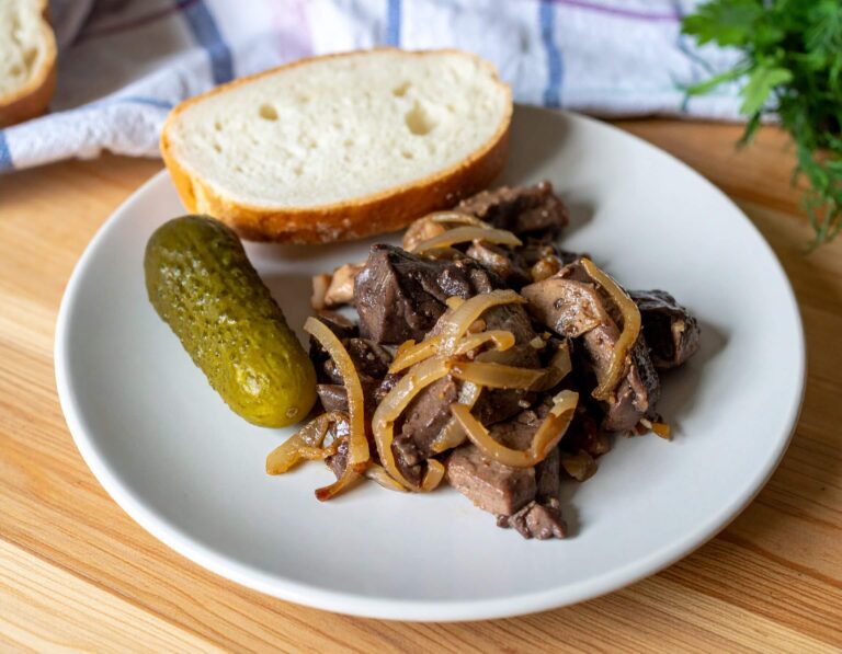 Wątróbka z&nbsp;cebulką z&nbsp;Air Fryer