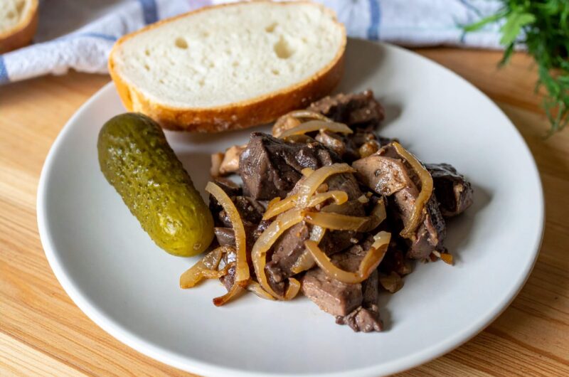 Wątróbka z cebulką z Air Fryer