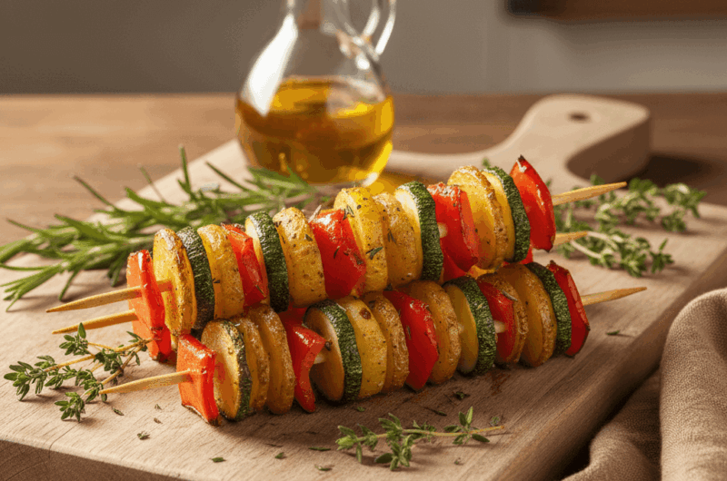 Szaszłyki warzywne z Air Fryer