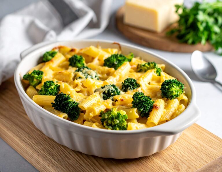 Zapiekanka serowo-brokułowa z&nbsp;Air Fryer