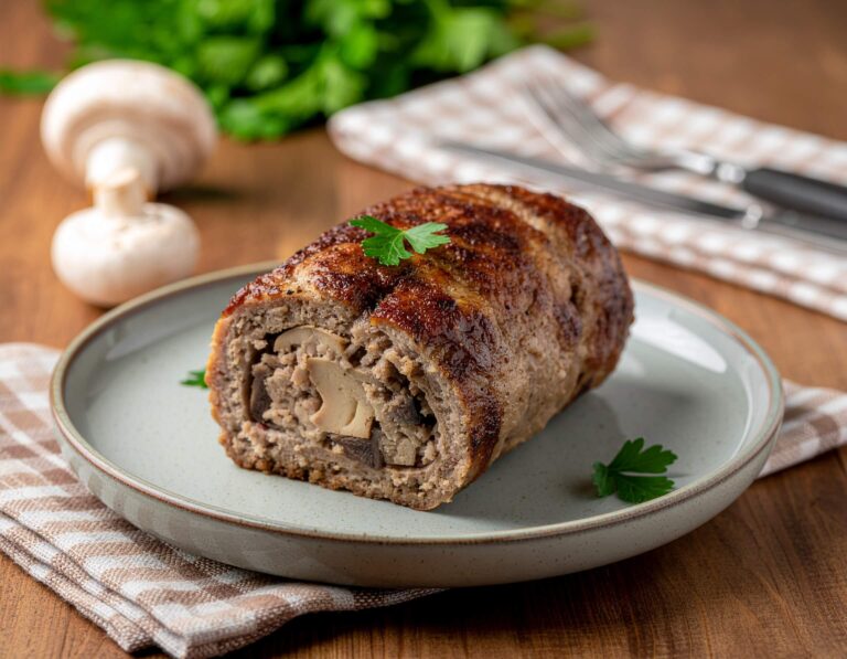 Rolada z&nbsp;pieczarkami z&nbsp;Air Fryer