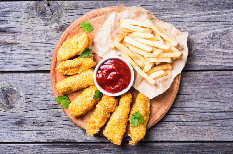 Lekkie nuggetsy z kurczaka z Air Fryer