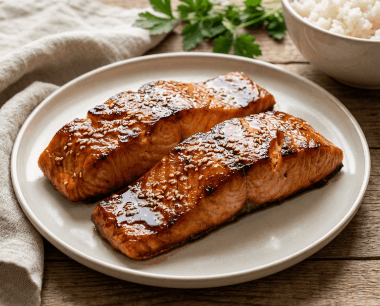 Łosoś teriyaki z&nbsp;Air Fryer