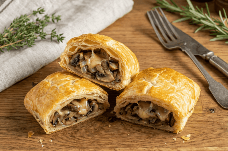 Pieczarki w cieście francuskim z Air Fryer