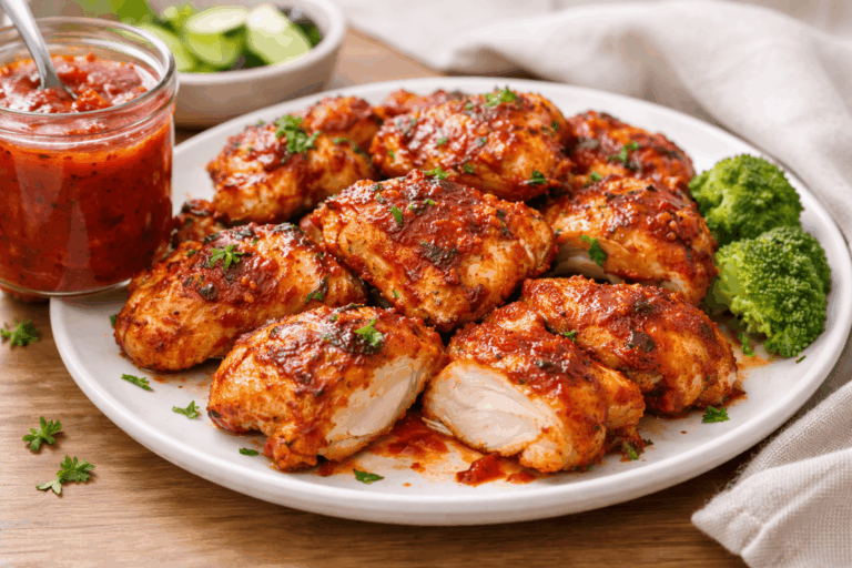 Kurczak Adżyka w&nbsp;air fryer – soczyste udka bez&nbsp;wysiłku