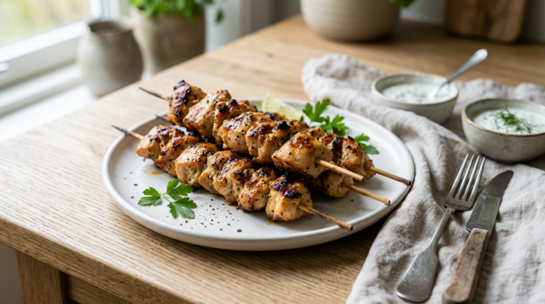 Szaszłyki z&nbsp;kurczaka w&nbsp;air fryer – frytkownicy beztłuszczowej